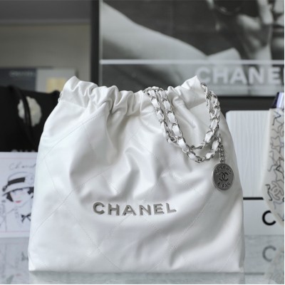 Chanel Shopping Bag 22Bag Series Silver