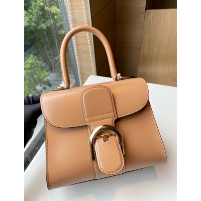 Delvaux Brillant Mini Bag in Tender Beige Box Calf Leather