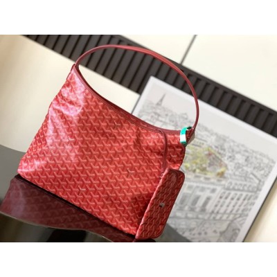 Goyard Boheme Hobo Bag Red