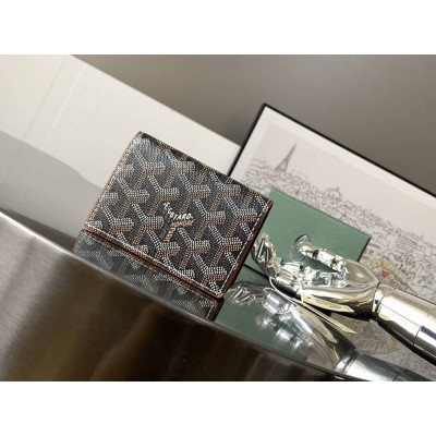 Goyard Malesherbes Card Wallet Black & Tan