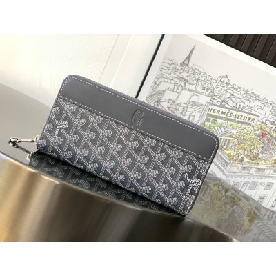 Goyard Matignon GM Wallet Grey