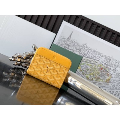 Goyard Matignon Mini Wallet Yellow