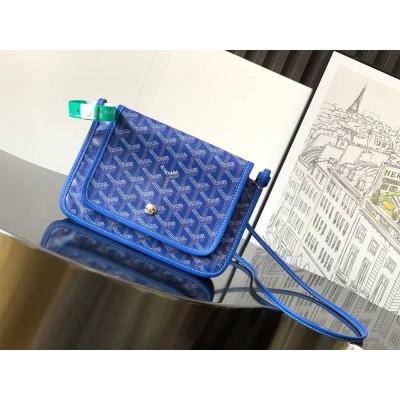 Goyard Plumet Pocket Wallet Sky Blue