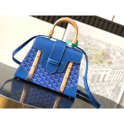 Goyard Saigon PM Bag Sky Blue