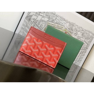 Goyard Saint-Sulpice Card Wallet Red