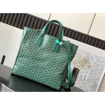 Goyard Voltaire Bag Green